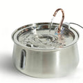 Stainless Steel Pet Water Dispenser with Visual Window